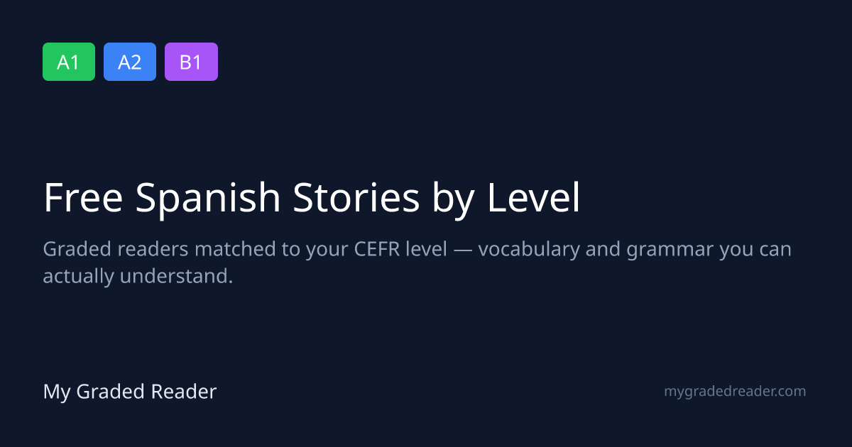 Free Spanish Stories by Level — A1, A2, B1 My